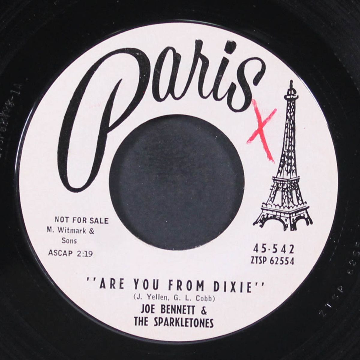 are you from dixie? by JOE BENNETT & SPARKLETONES