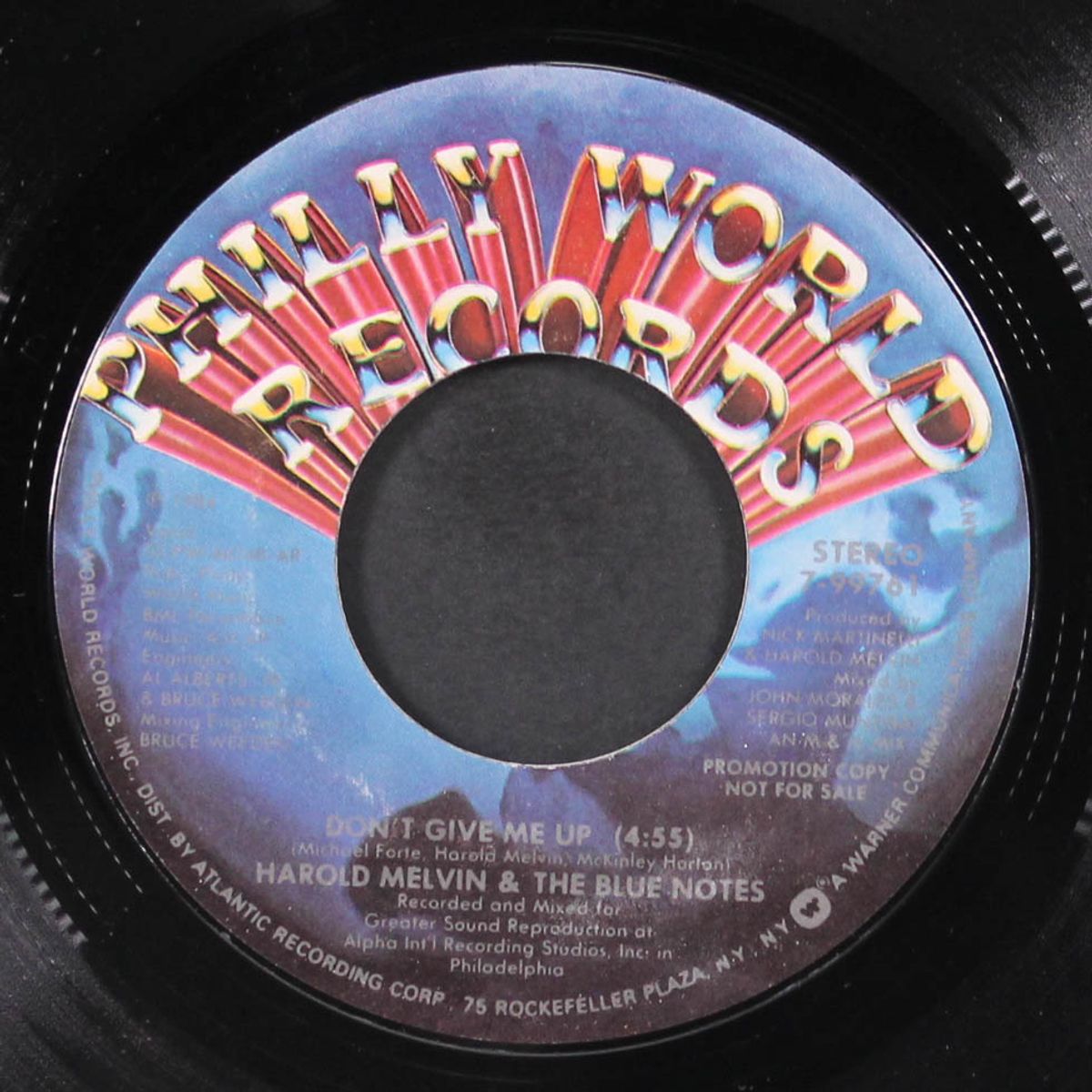 don't give me up / same by HAROLD MELVIN & BLUE NOTES