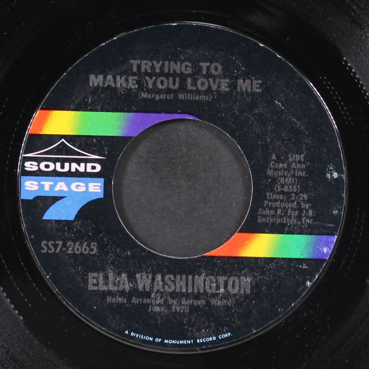 trying to make you love me / i can't afford to lose him by ELLA WASHINGTON