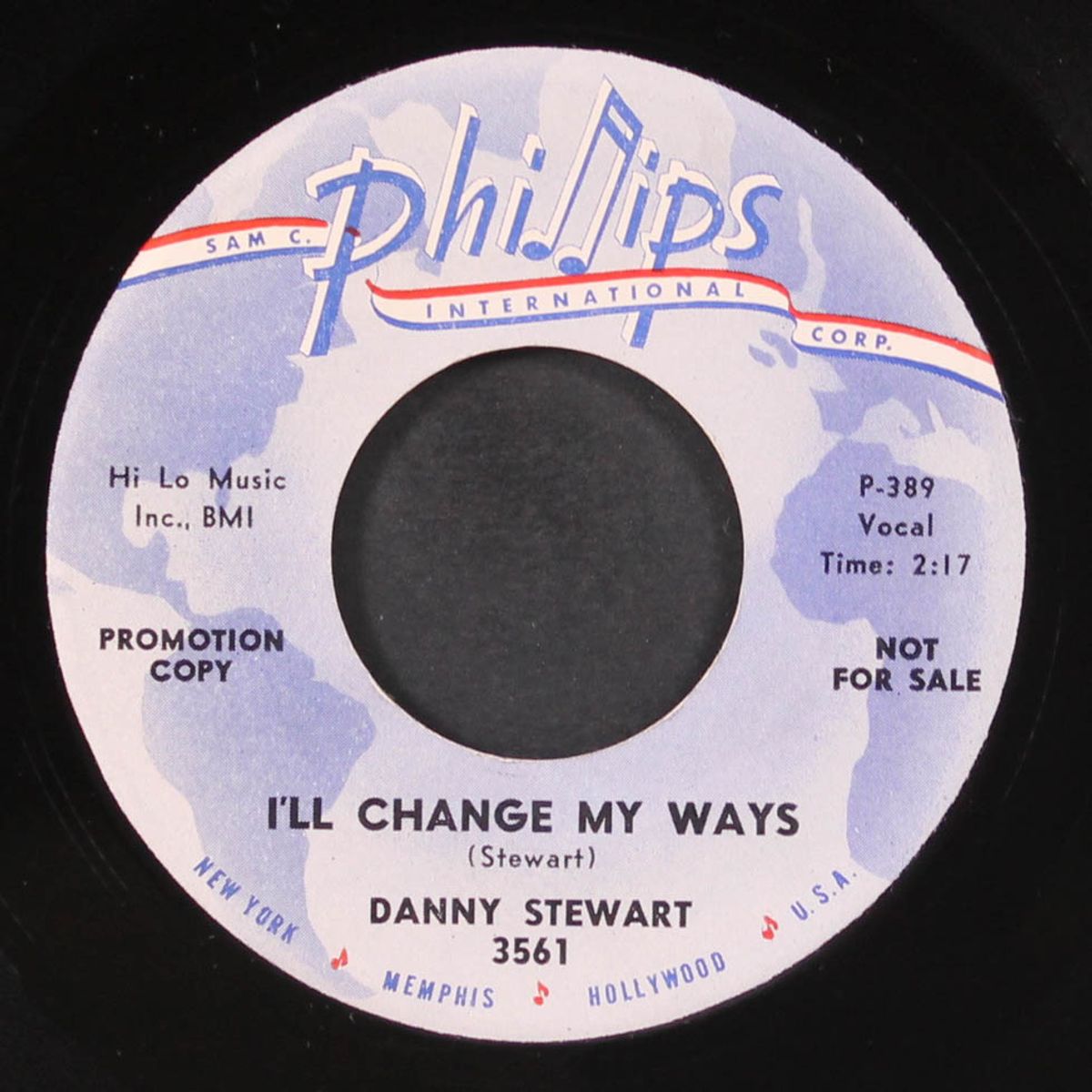 somewhere along the line / i'll change my ways by DANNY STEWART