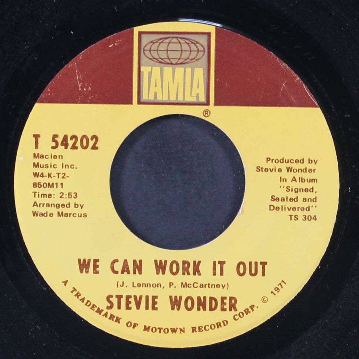 we can work it out / never dreamed you'd leave in summer by STEVIE WONDER