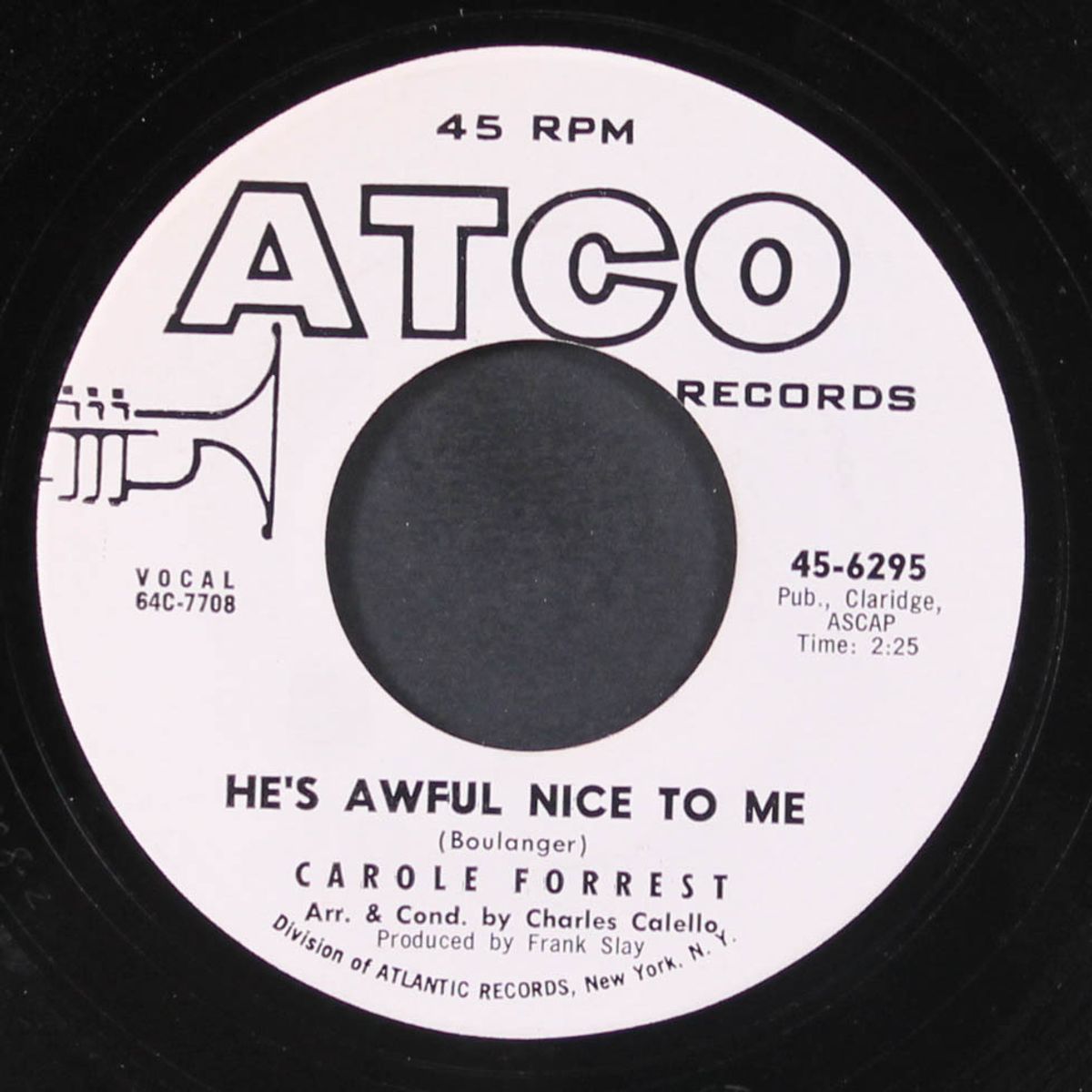 my girlfriend asked me / he's awful nice to me by CAROLE FORREST