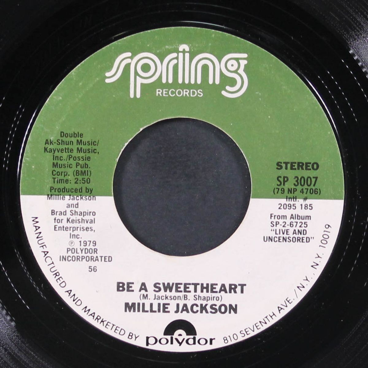 didn't i blow your mind / be a sweetheart by MILLIE JACKSON
