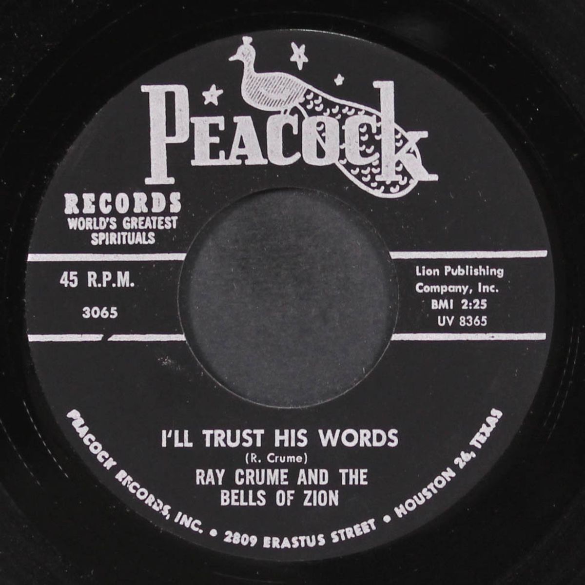 i'll trust his words by RAY CRUME & BELLS OF ZION