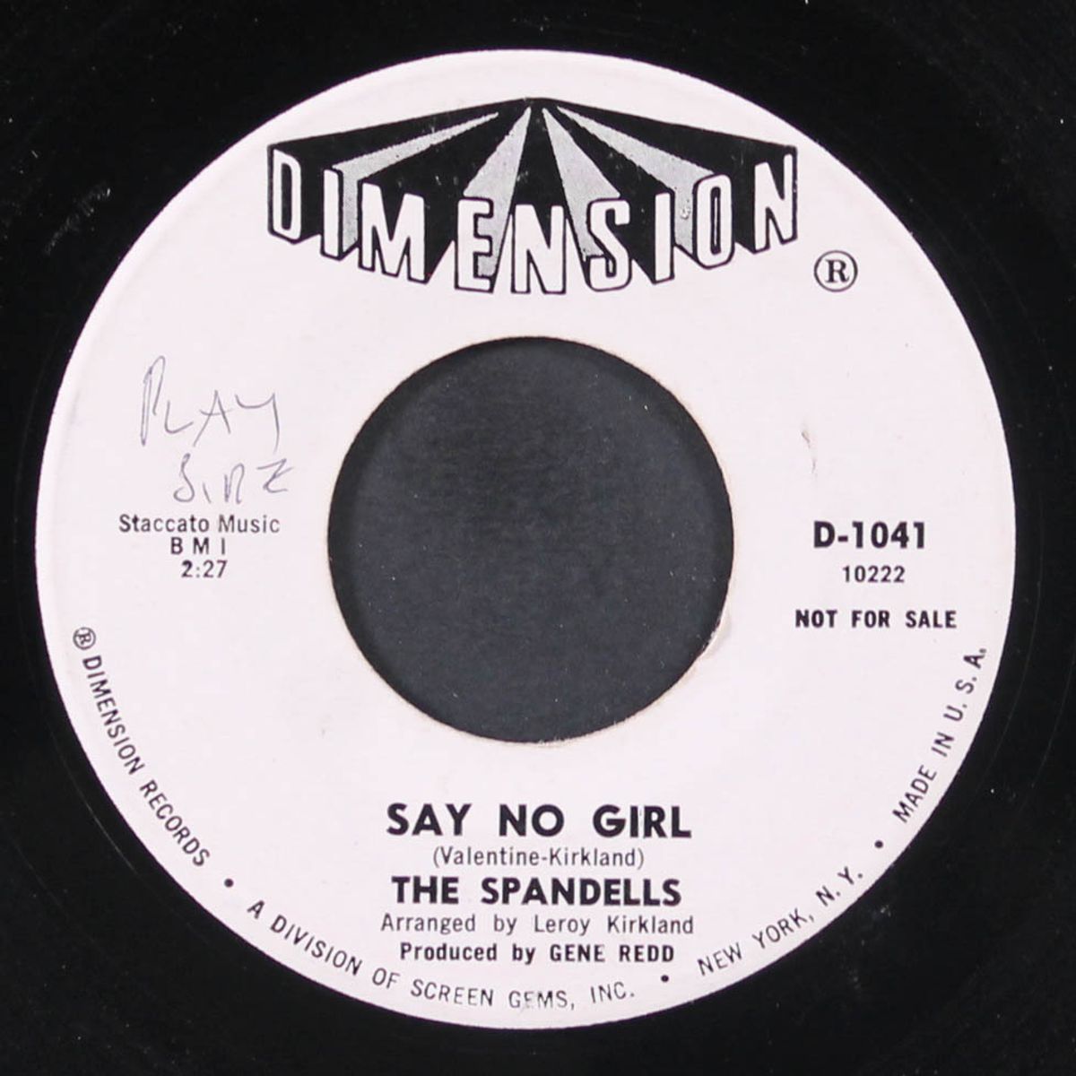 say no girl / the boy next door by SPANDELLS