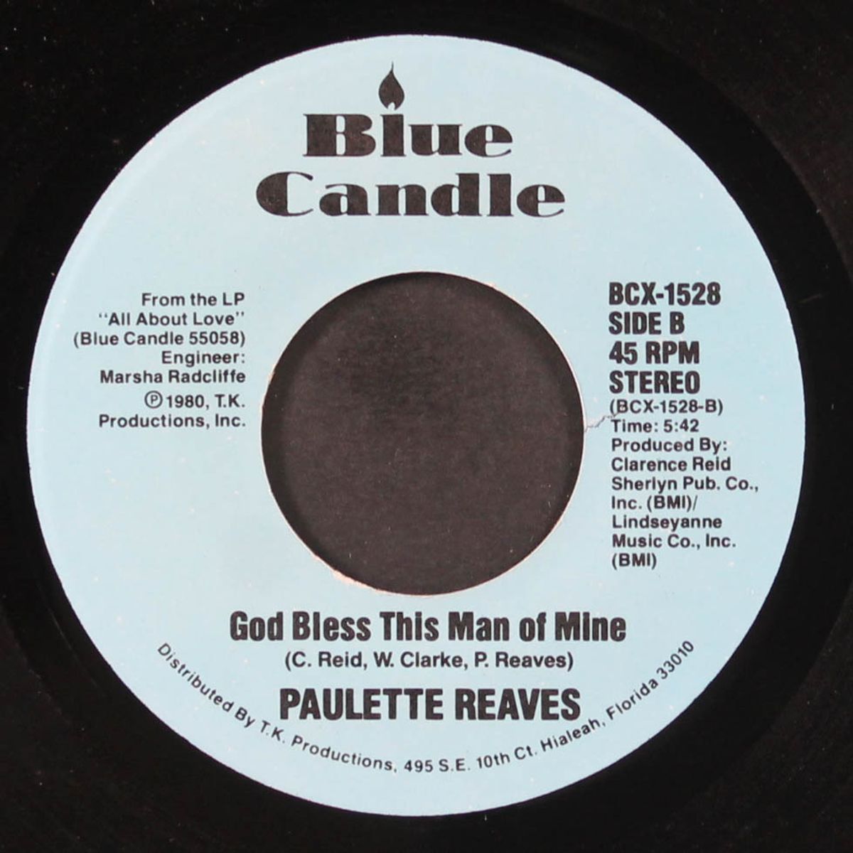 man enough for two / god bless this man of mine by PAULETTE REAVES