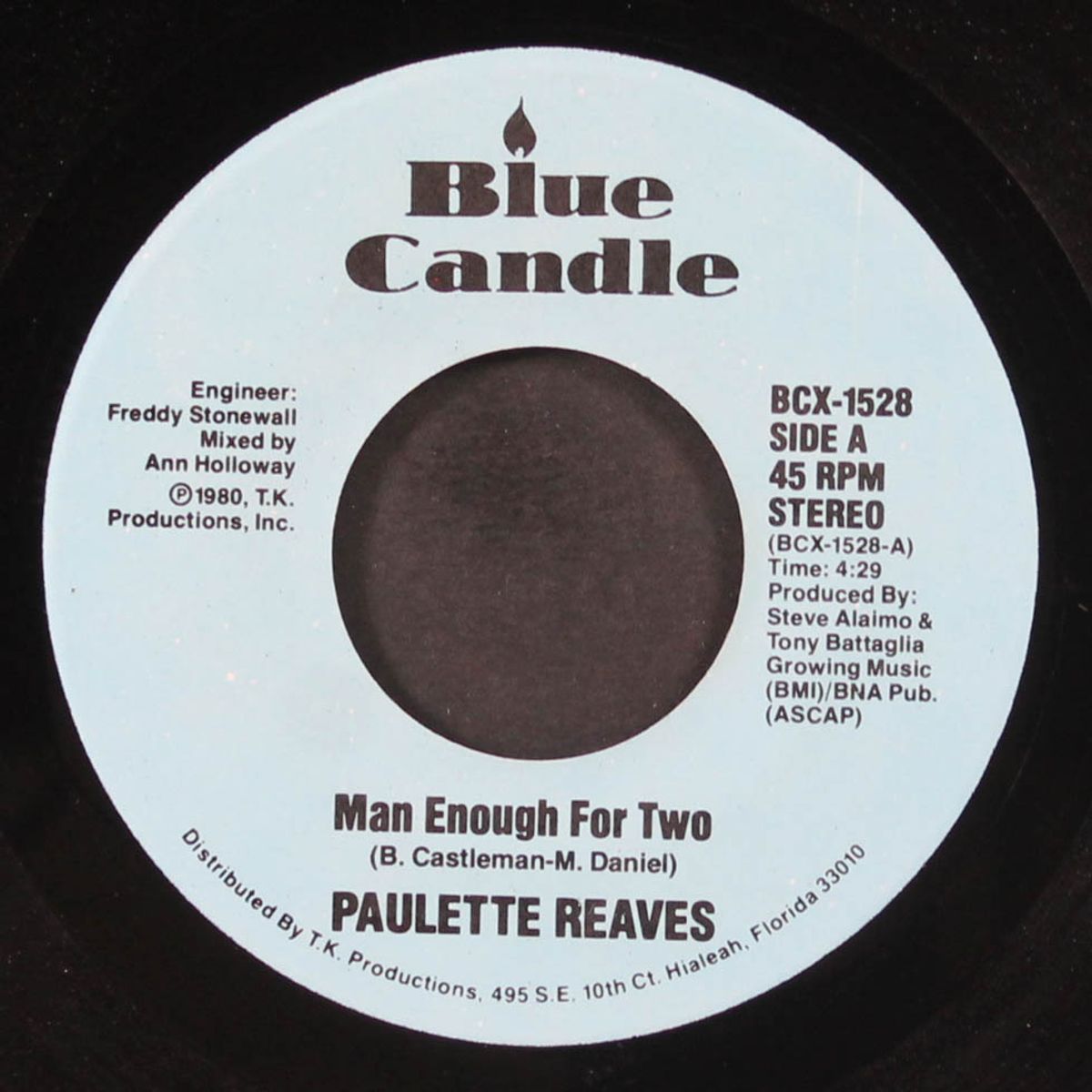 man enough for two / god bless this man of mine by PAULETTE REAVES