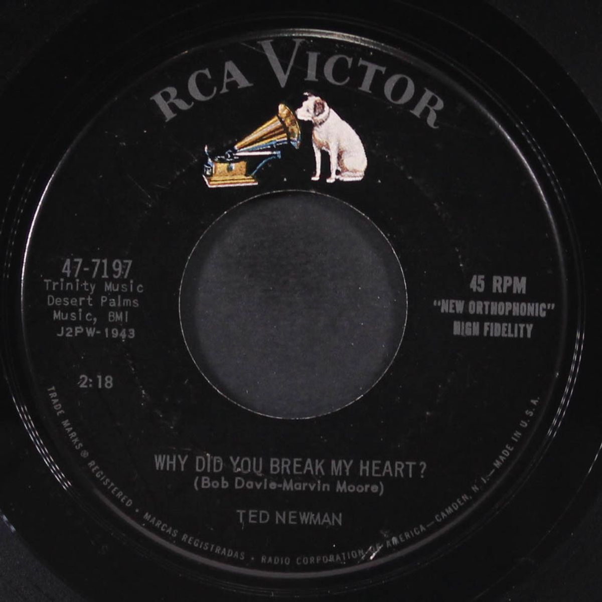 it's hot in here / why did you break my heart by TED NEWMAN