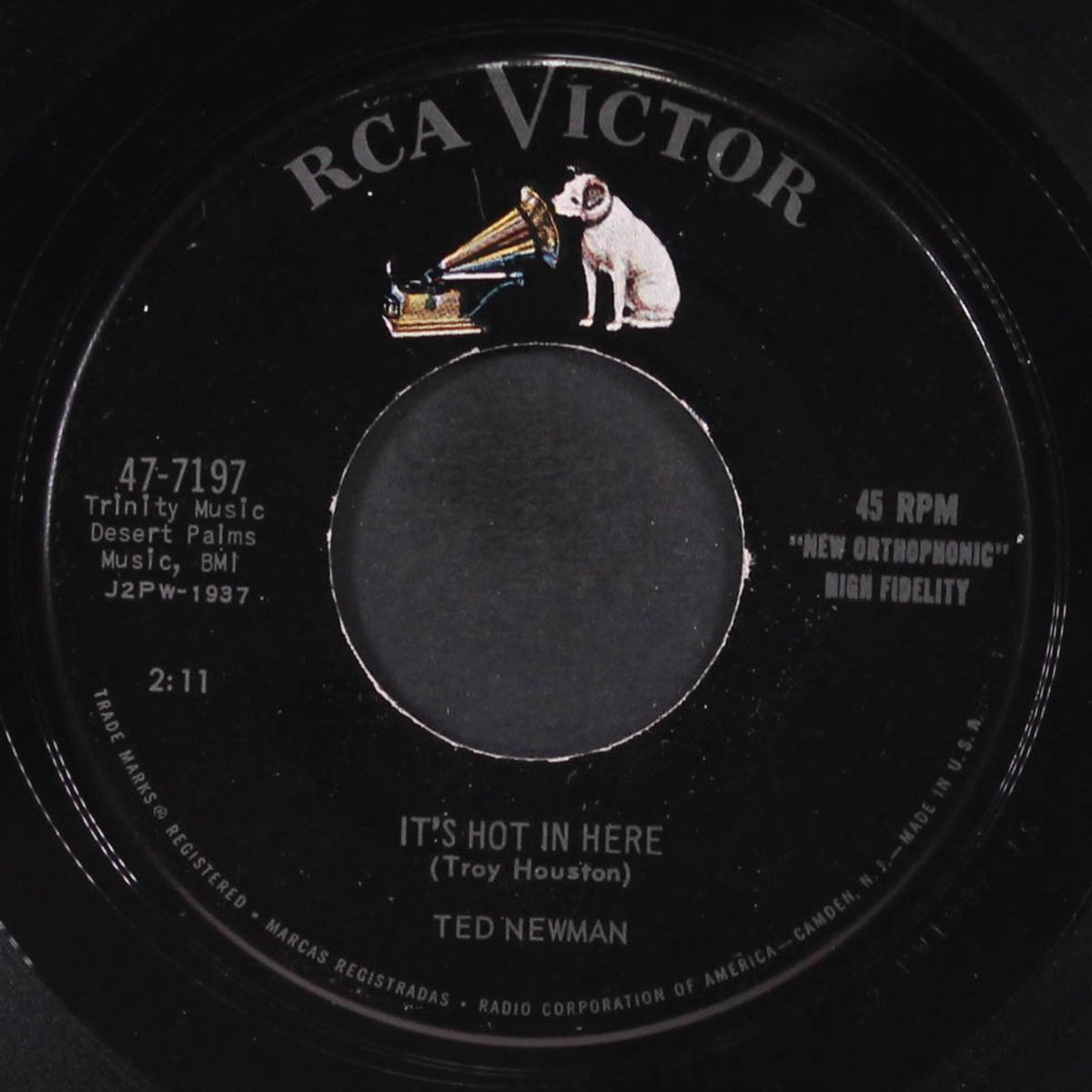 it's hot in here / why did you break my heart by TED NEWMAN