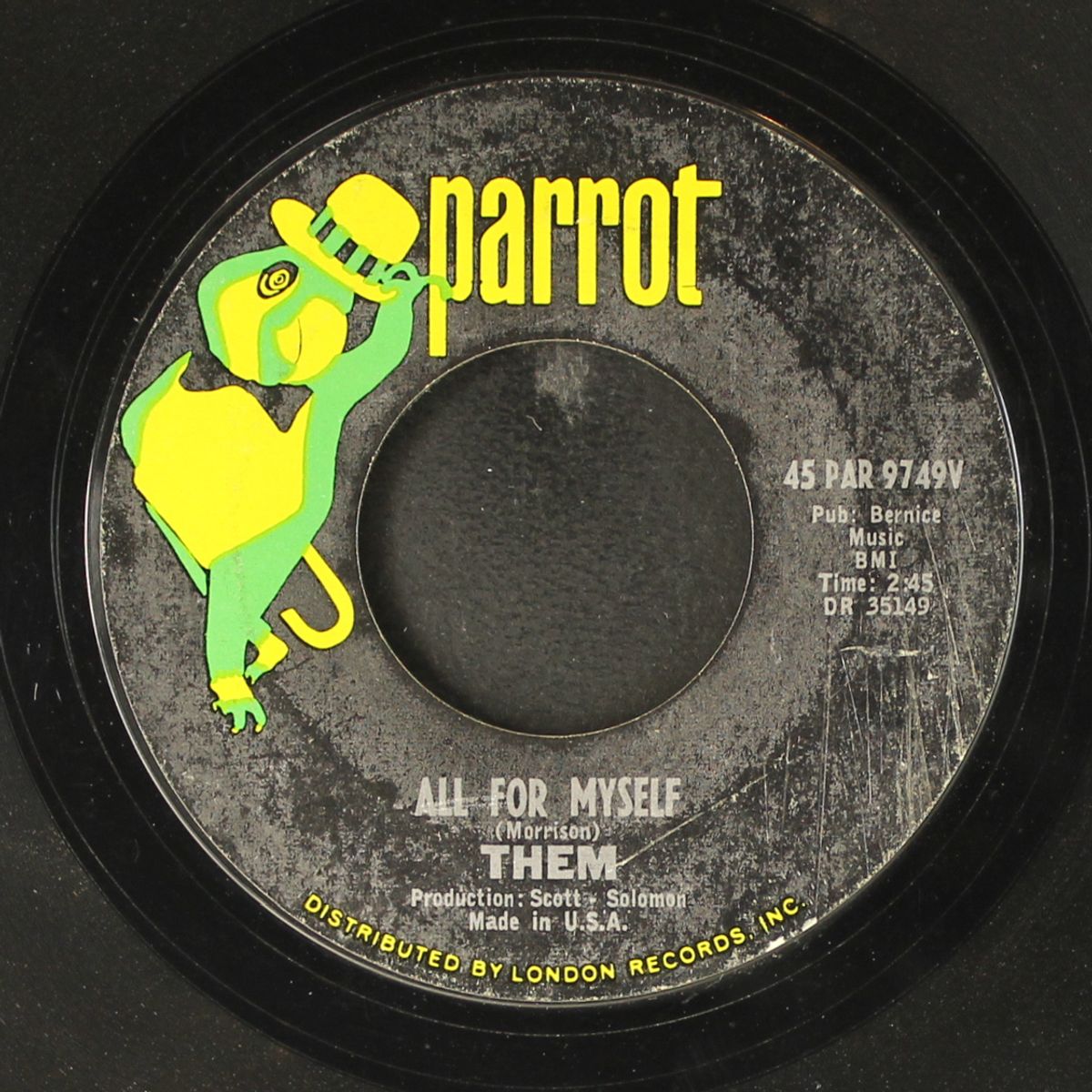 here comes the night / all for myself by THEM