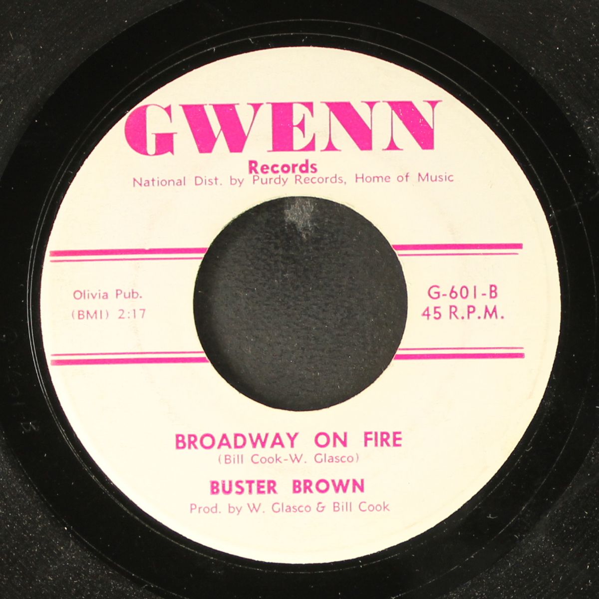 broadway on fire / trying to learn how to love you by BUSTER BROWN