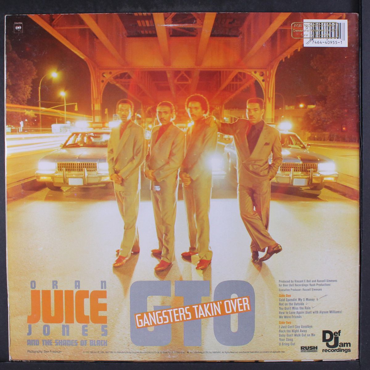 g.t.o. gangsters takin' over by ORAN 'JUICE' JONES