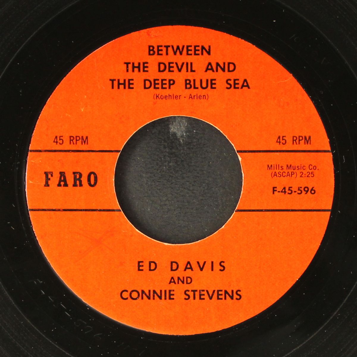 between the devil and the deep blue sea by ED DAVIS & CONNIE STEVENS