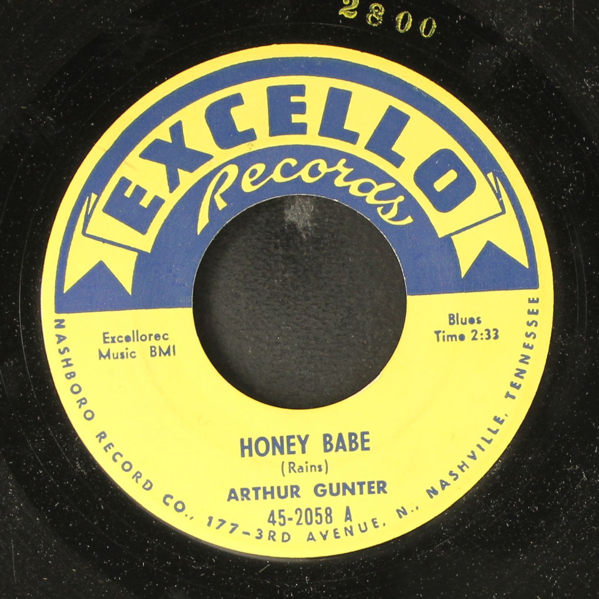 honey babe / no happy home by ARTHUR GUNTER