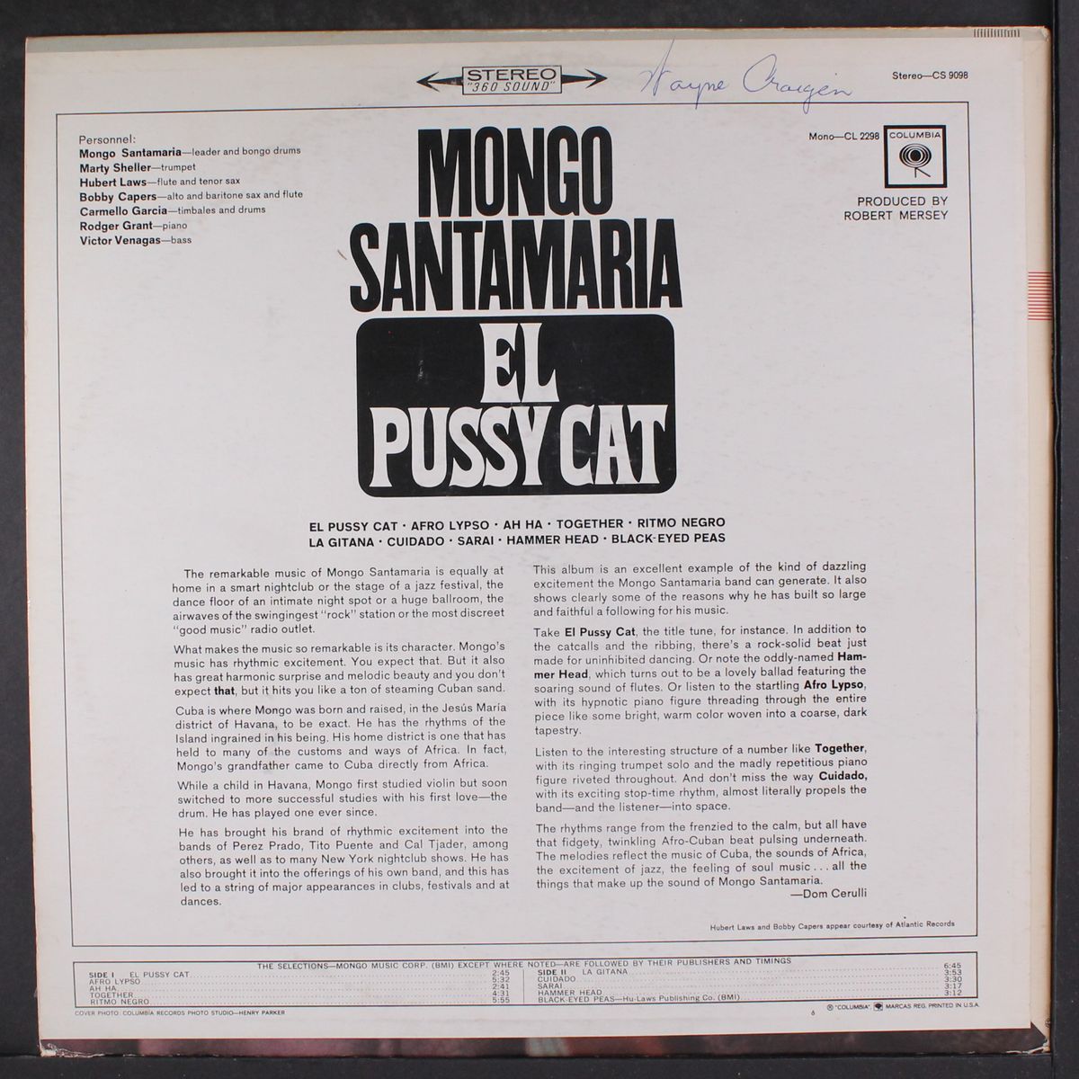 el pussy cat by MONGO SANTAMARIA
