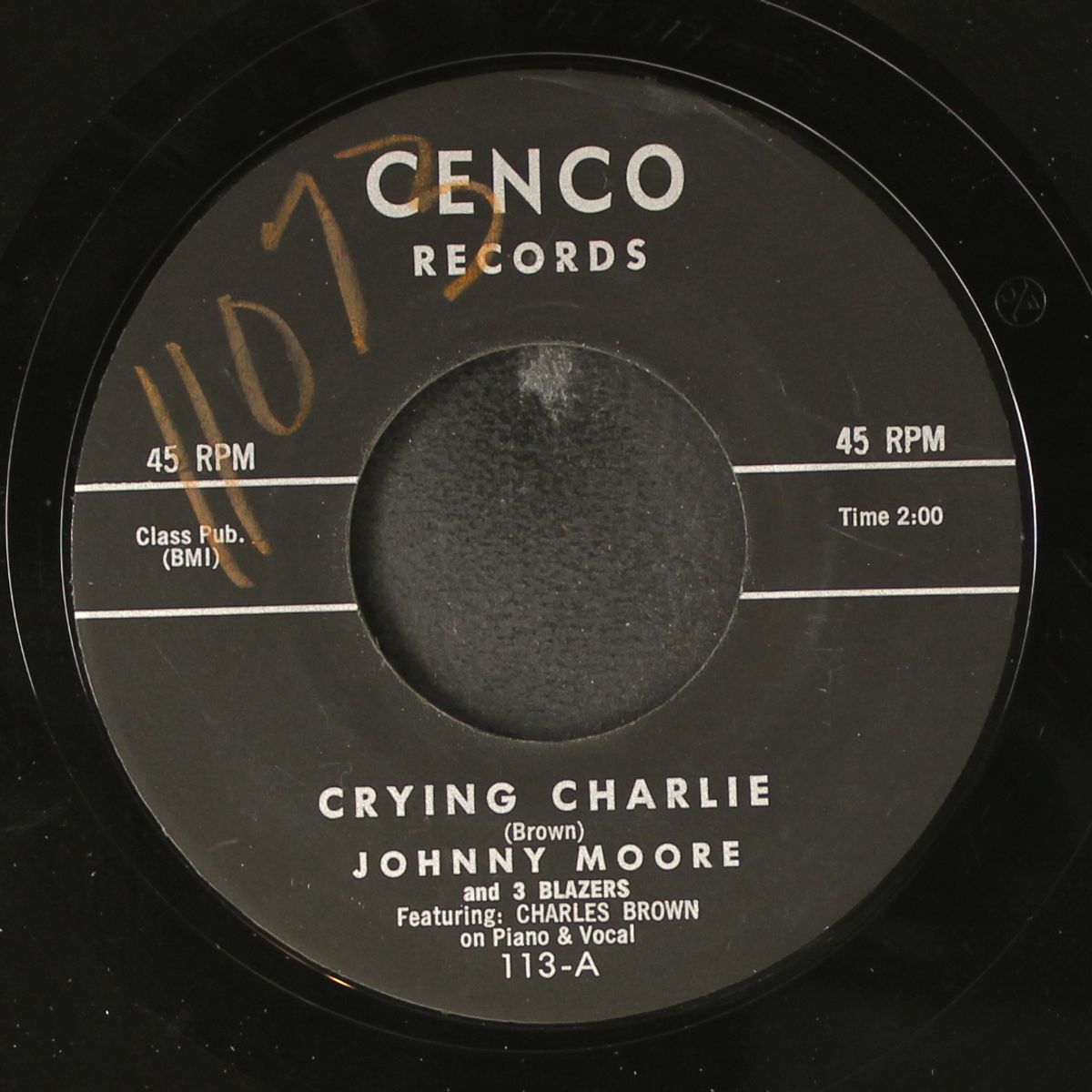 blazer twist / crying charlie by JOHNNY MOORE