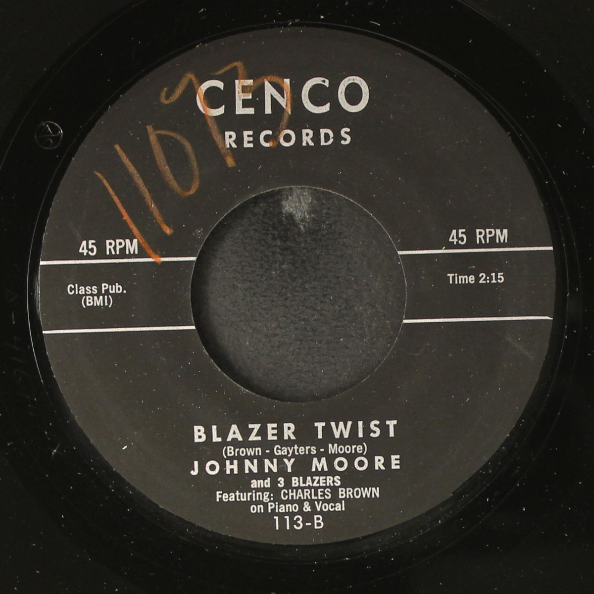 blazer twist / crying charlie by JOHNNY MOORE
