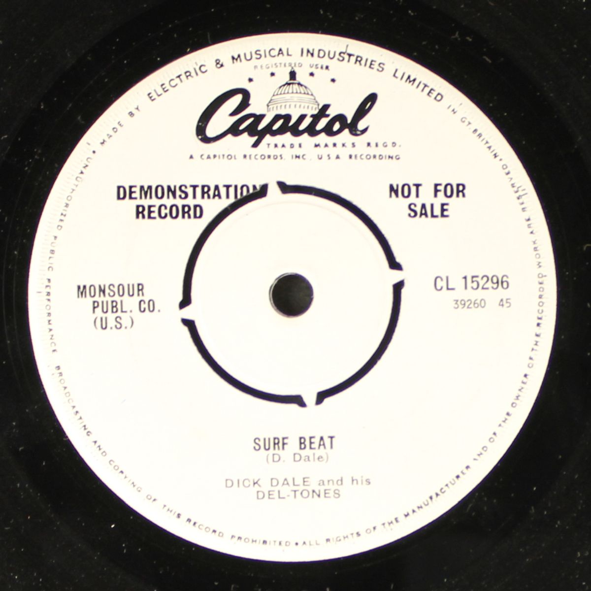 peppermint man / surf beat by DICK DALE & DEL-TONES