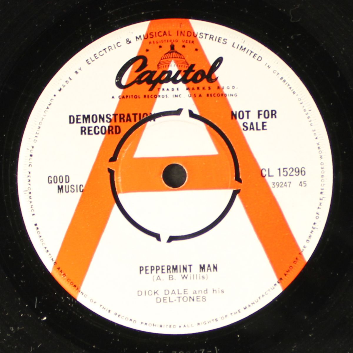 peppermint man / surf beat by DICK DALE & DEL-TONES