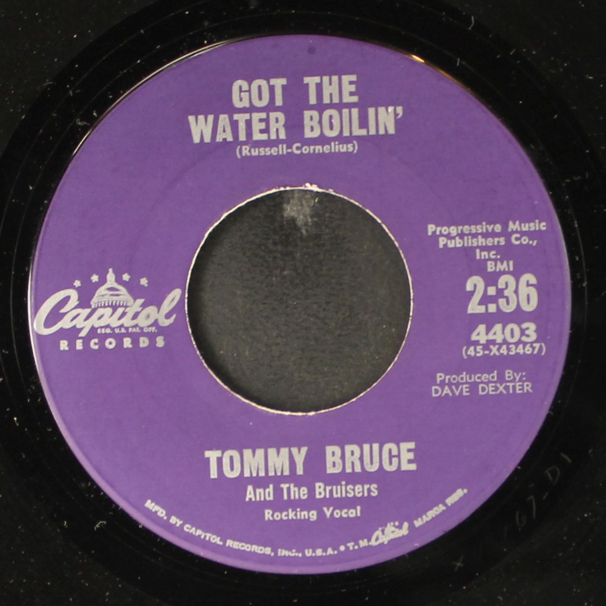 got the water boilin' by TOMMY BRUCE & BRUISERS