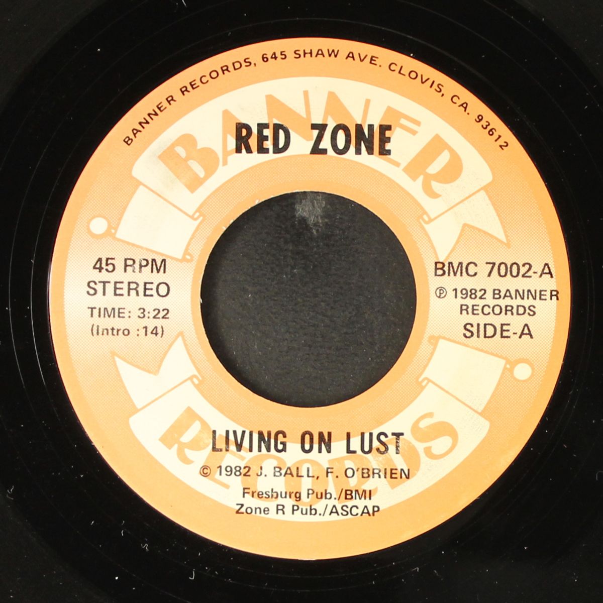 living on lust / fast as you can by RED ZONE