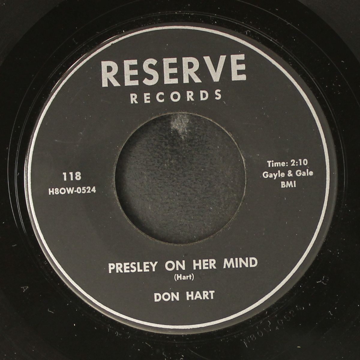 presley on her mind / pledge of love by DON HART