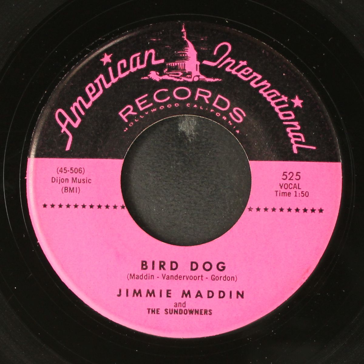 bird dog / we love the dodgers by JIMMIE MADDIN