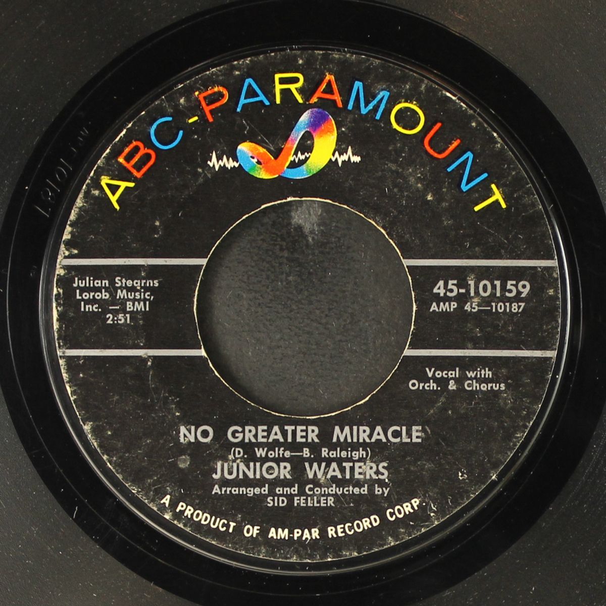 no greater miracle / we both need love by JUNIOR WATERS