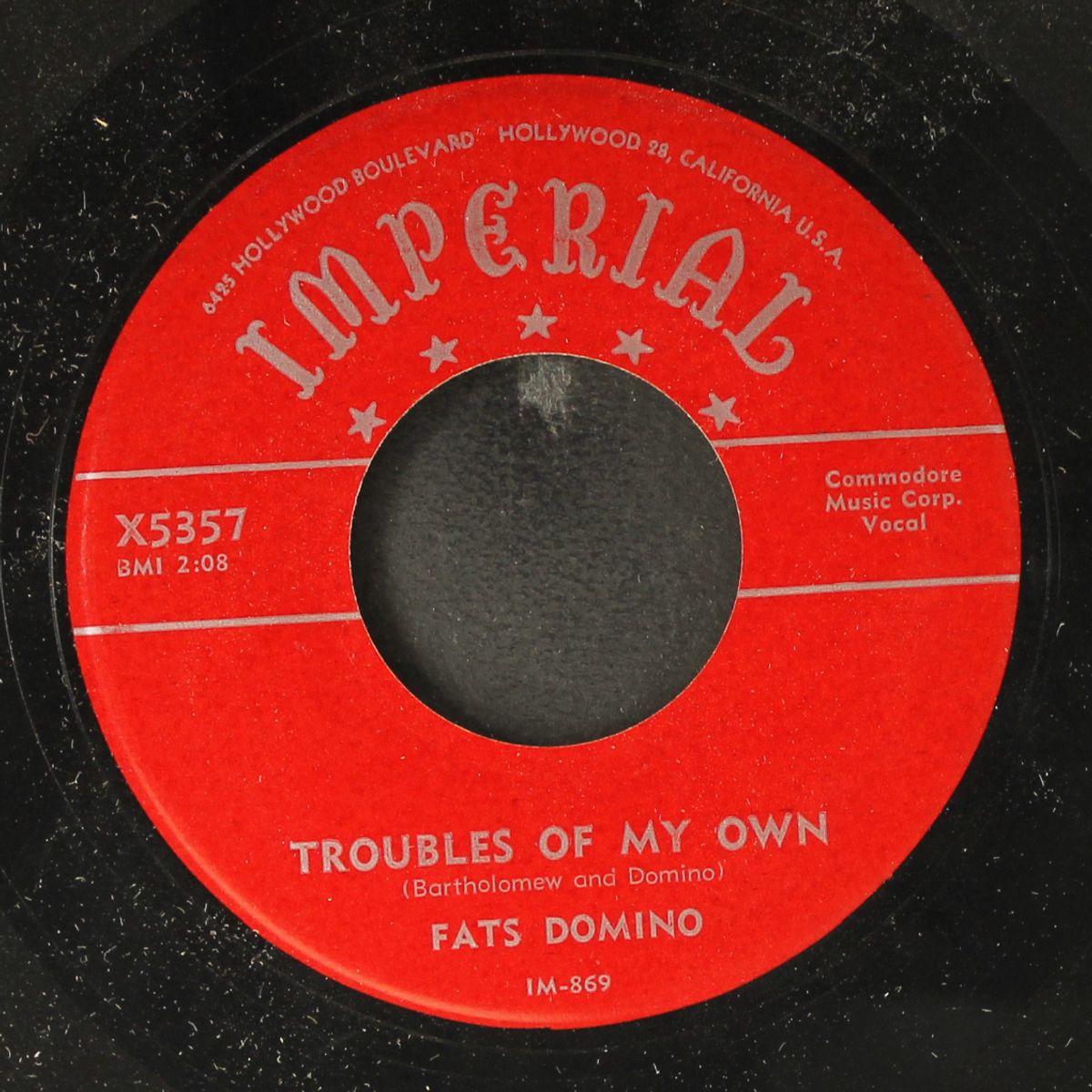 all by myself / troubles of my own by FATS DOMINO