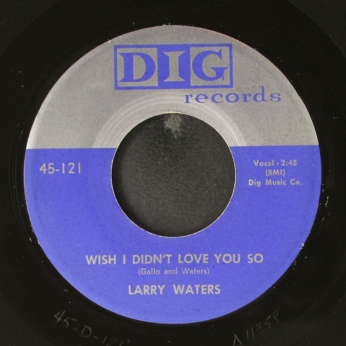 wish i didn't love you so / i wonder, wonder by LARRY WATERS
