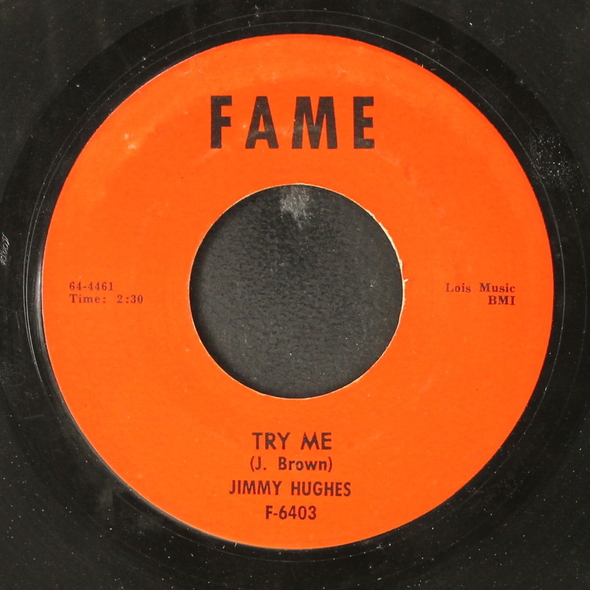try me / lovely ladies by JIMMY HUGHES