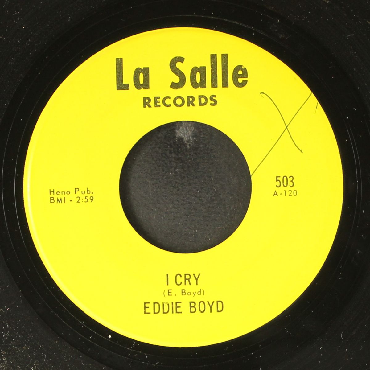 i cry / vacation from the blues by EDDIE BOYD