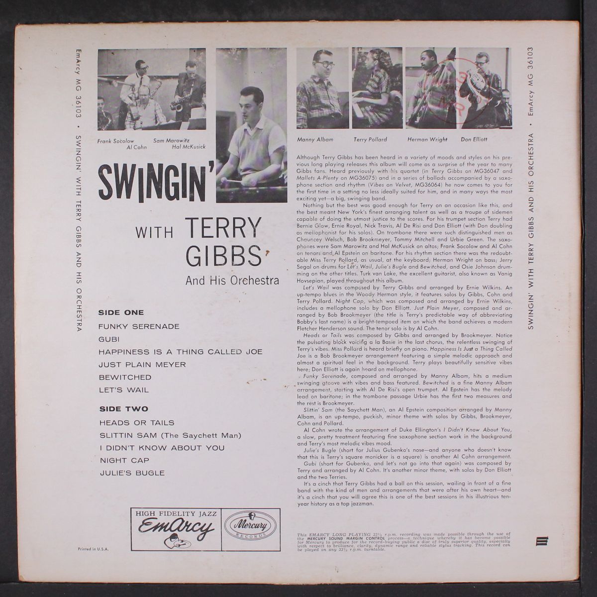 swingin' by TERRY GIBBS