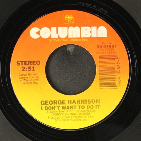 GEORGE HARRISON / DAVE EDMUNDS
