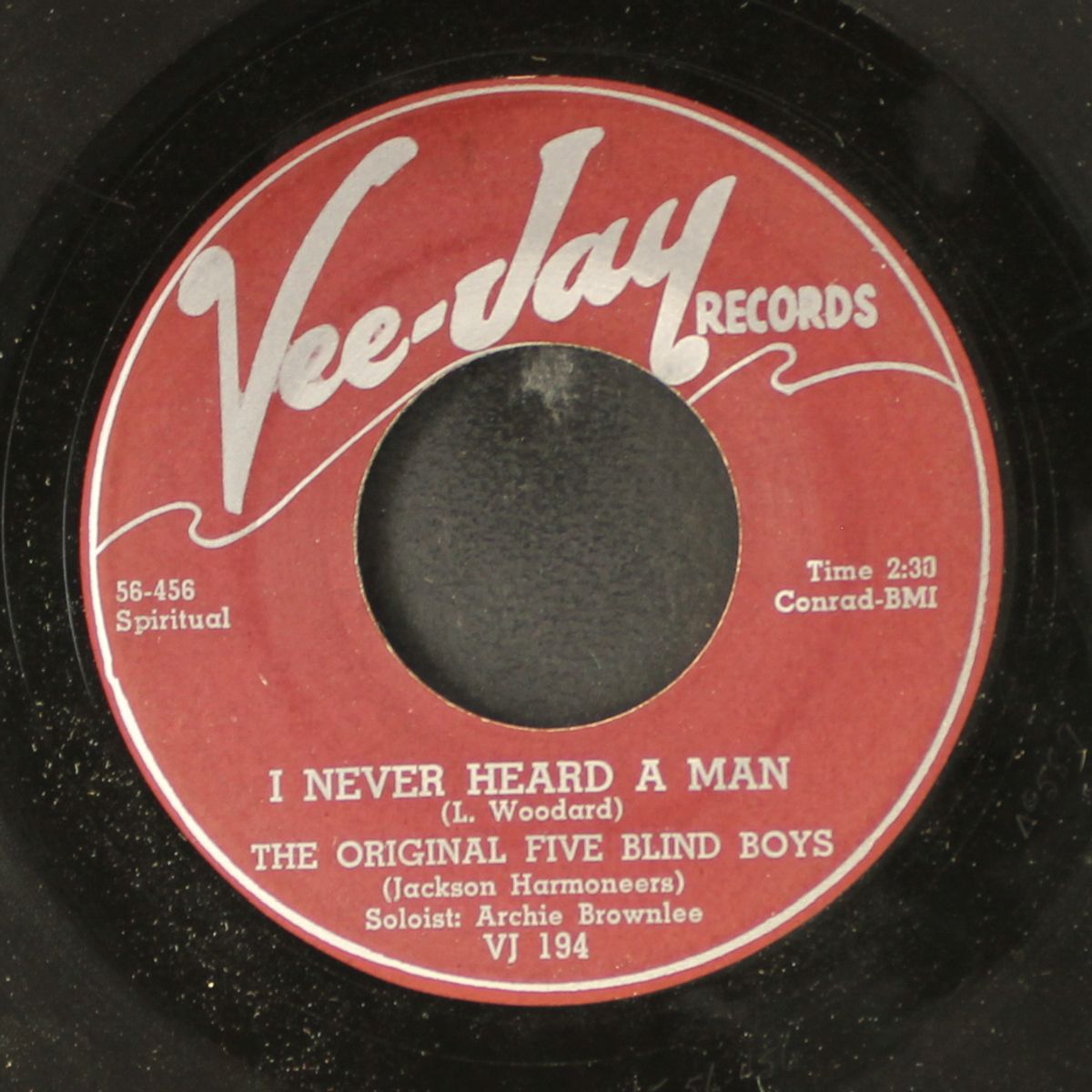 you don't know / i never heard a man by ORIGINAL FIVE BLIND BOYS
