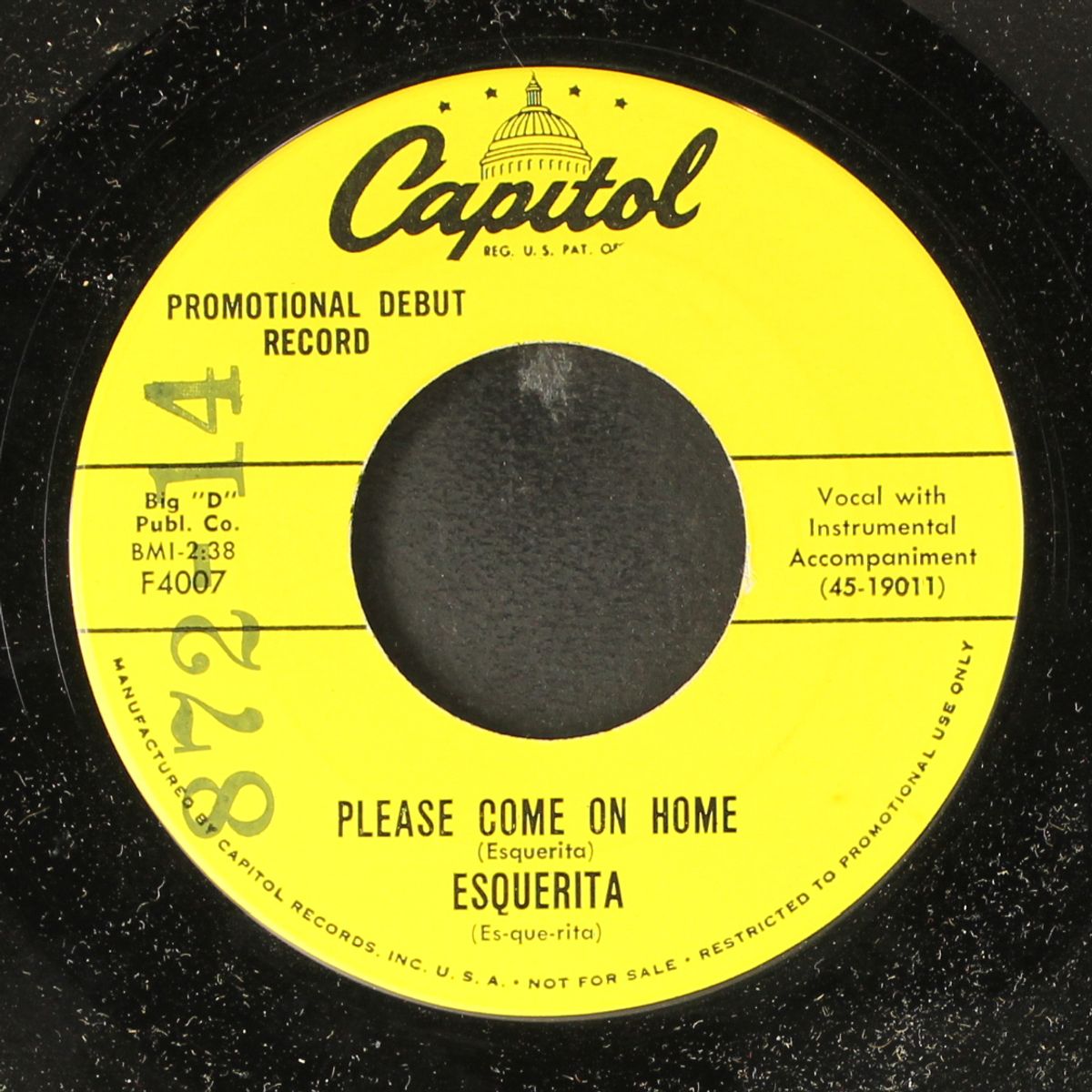 oh baby / please come on home by ESQUERITA