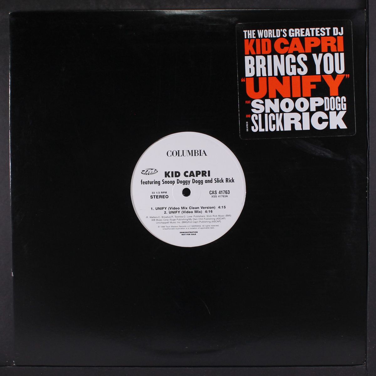 unify by KID CAPRI FEAT. SNOOP DOGG & SLICK RICK