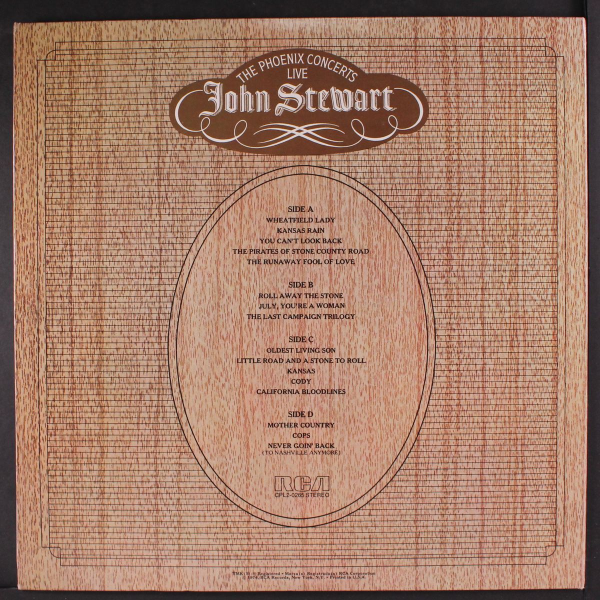 the phoenix concerts live by JOHN STEWART