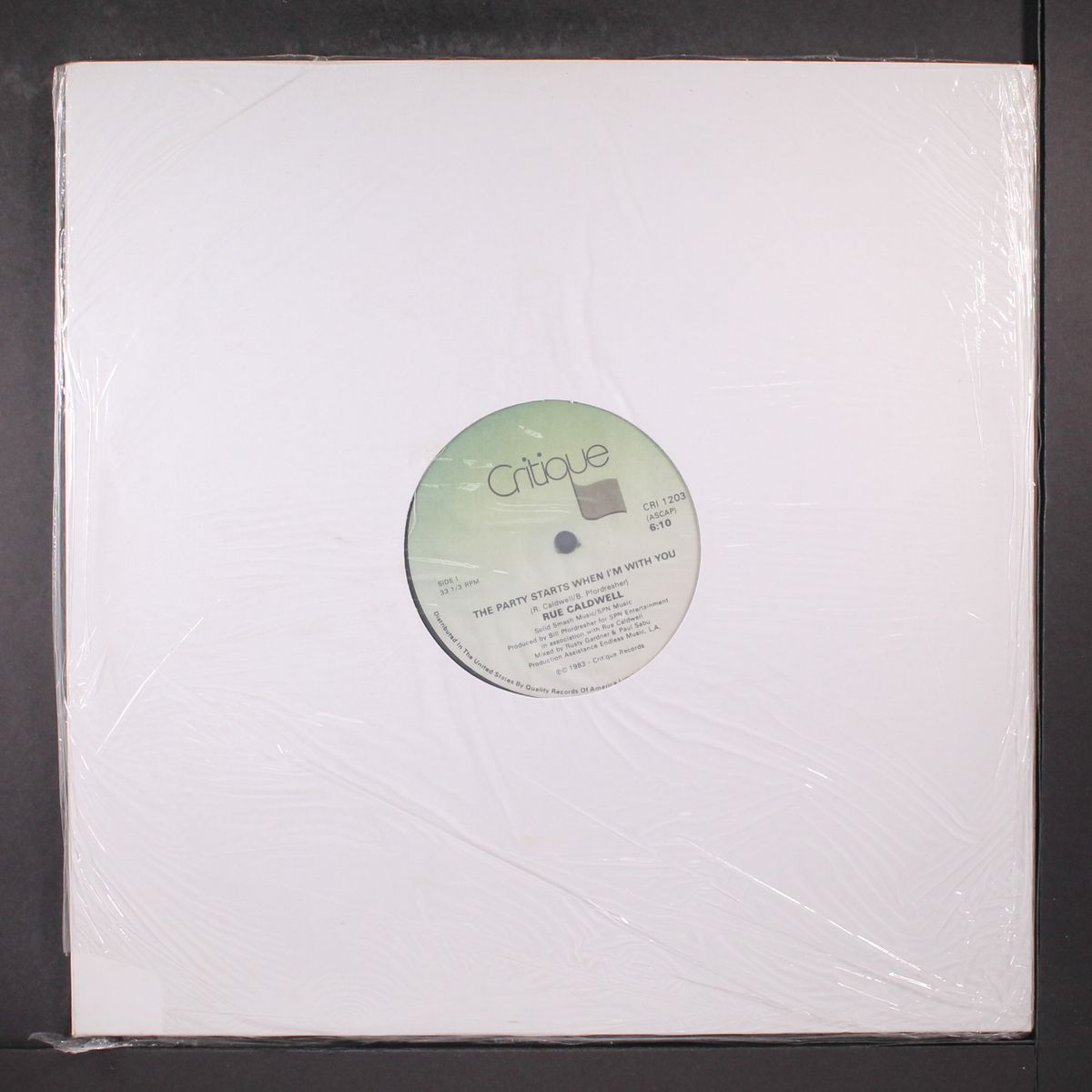 the party starts when i'm with you / dub by RUE CALDWELL