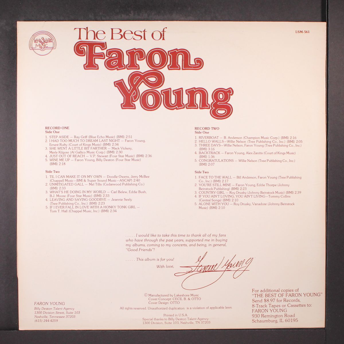 best of by FARON YOUNG