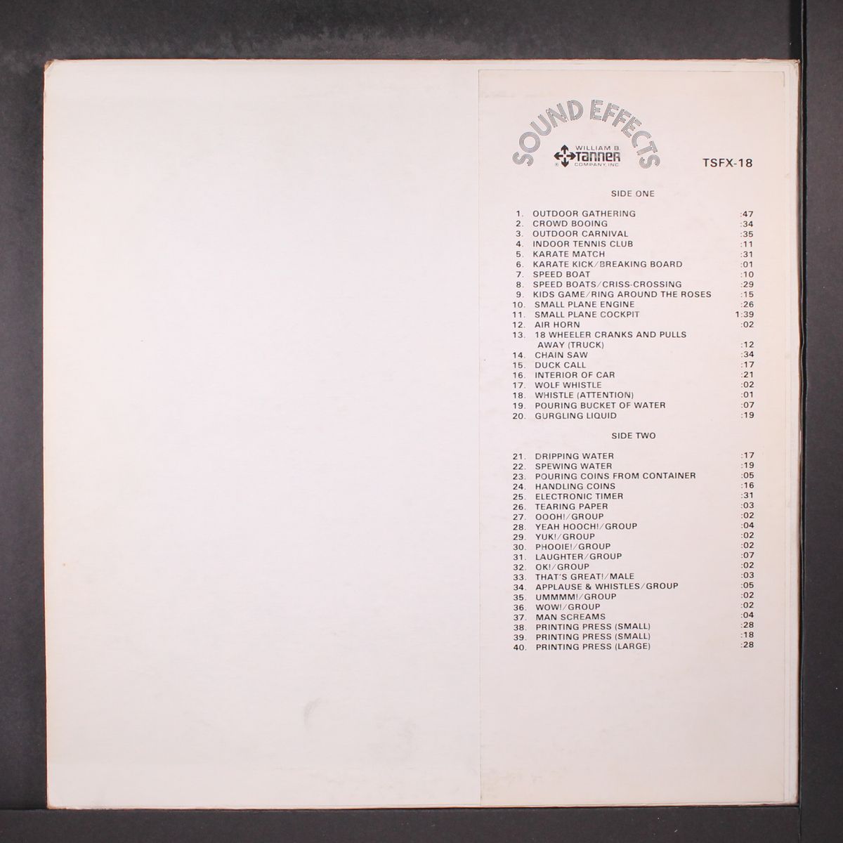 sound effects 18 by NO ARTIST