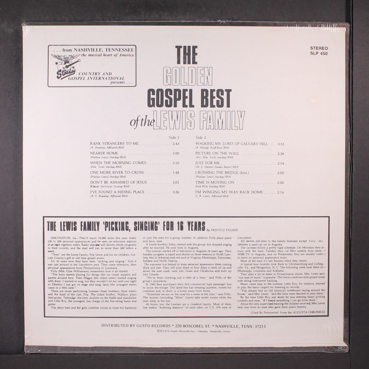 golden gospel best by LEWIS FAMILY