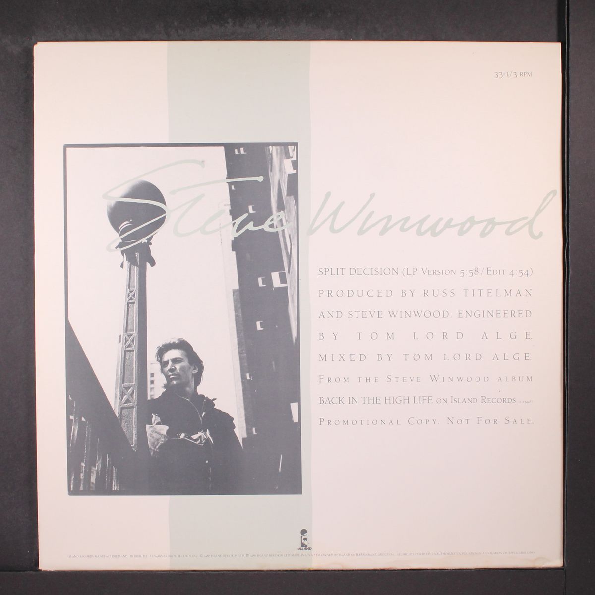 split decision by STEVE WINWOOD
