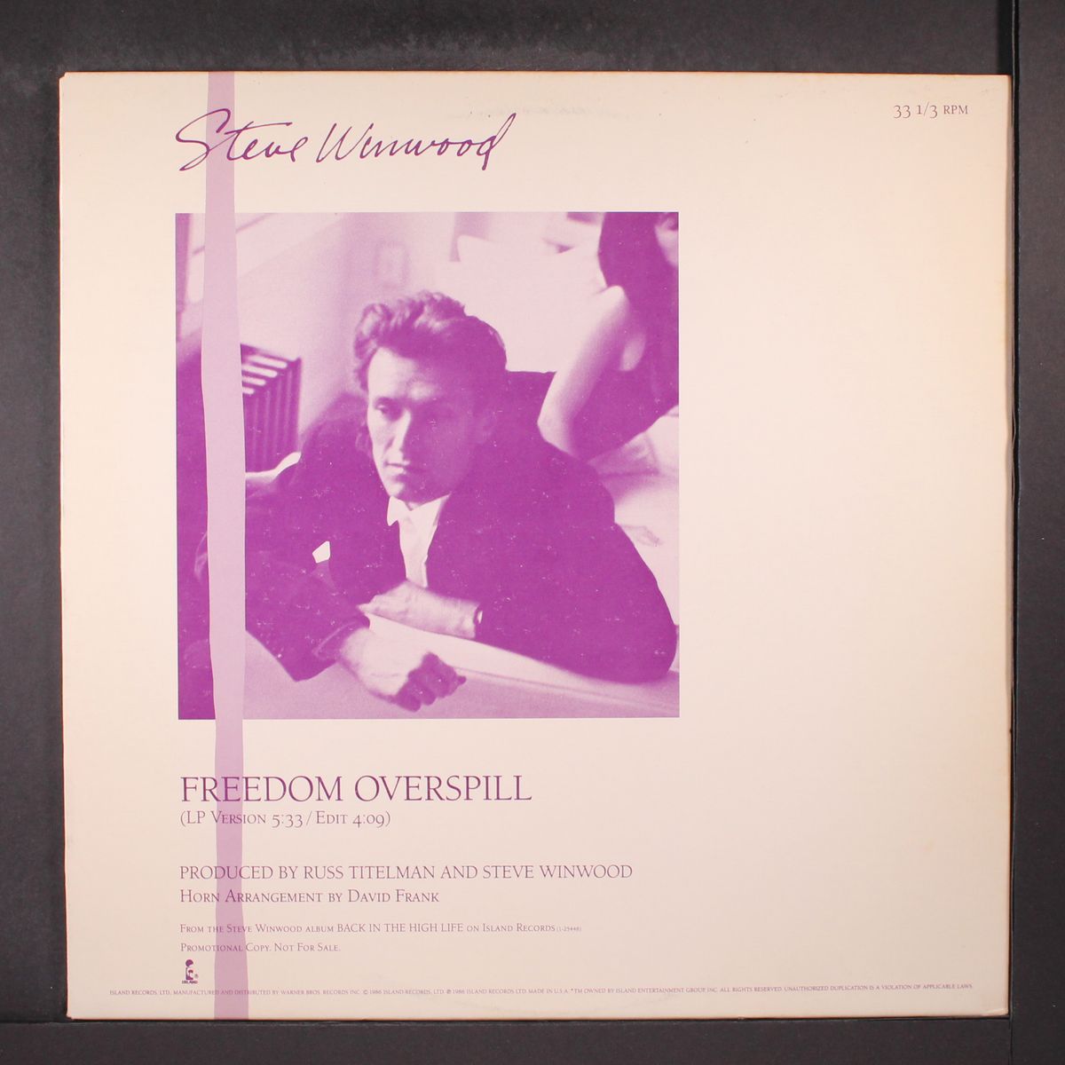 freedom overspill / short by STEVE WINWOOD