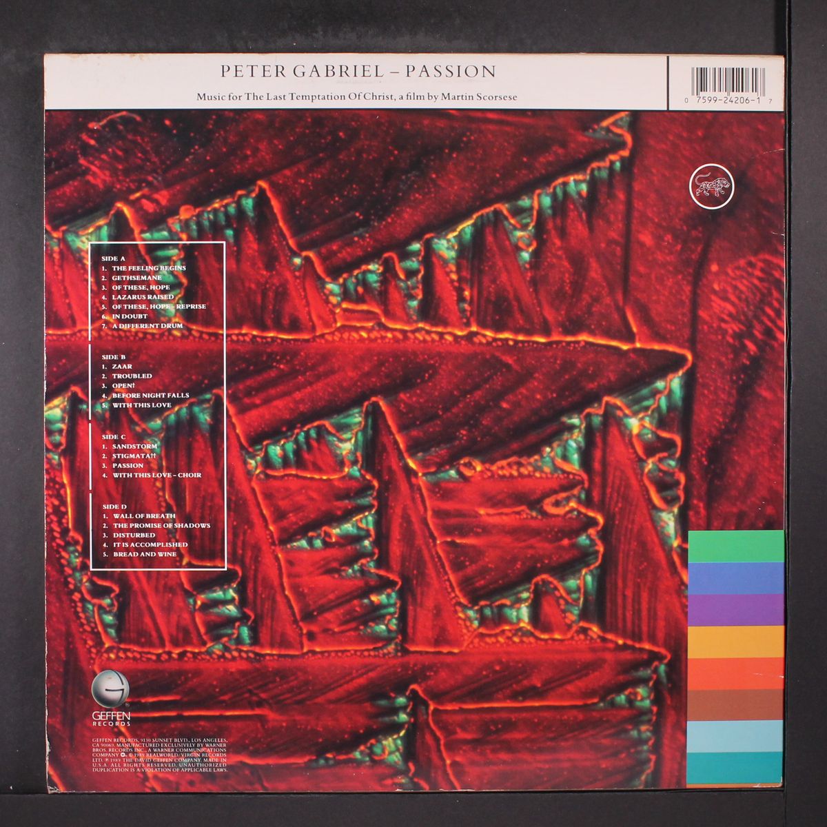 passion (music for the last temptation of christ) by PETER GABRIEL