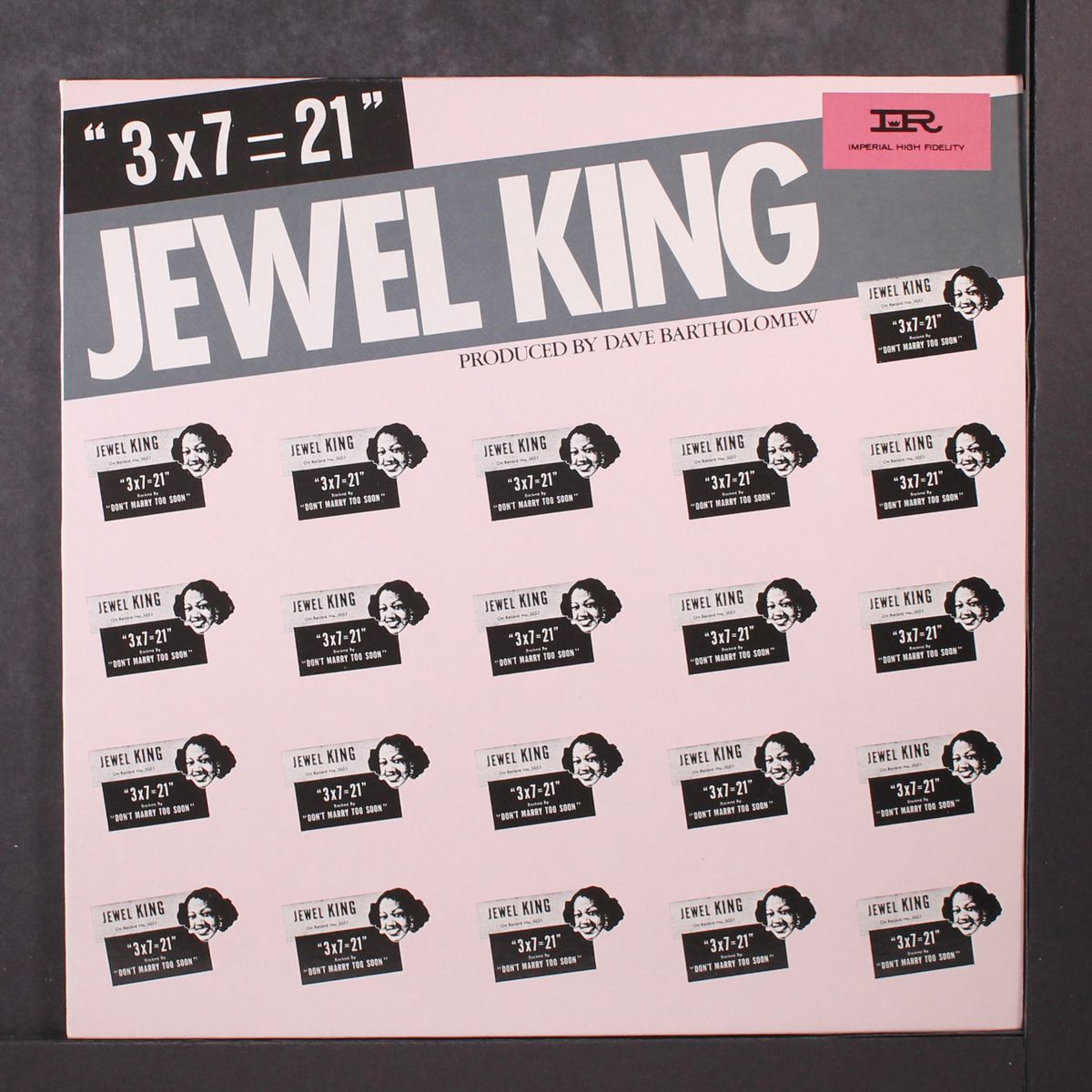 3 x 7 = 21 by JEWEL KING
