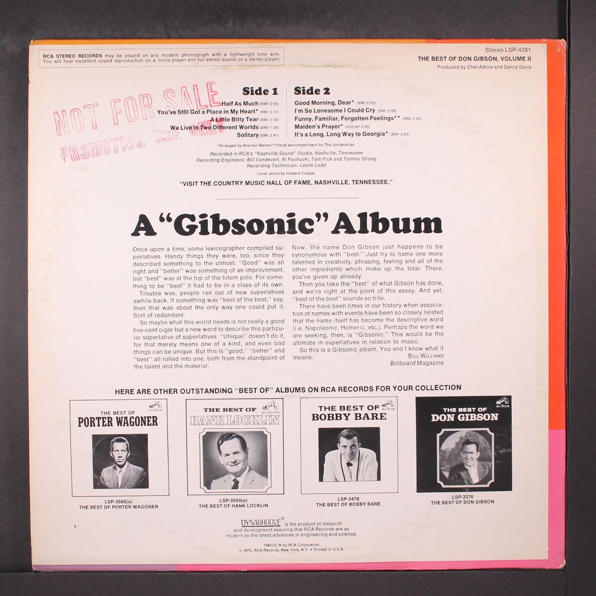 best of, vol. 2 by DON GIBSON