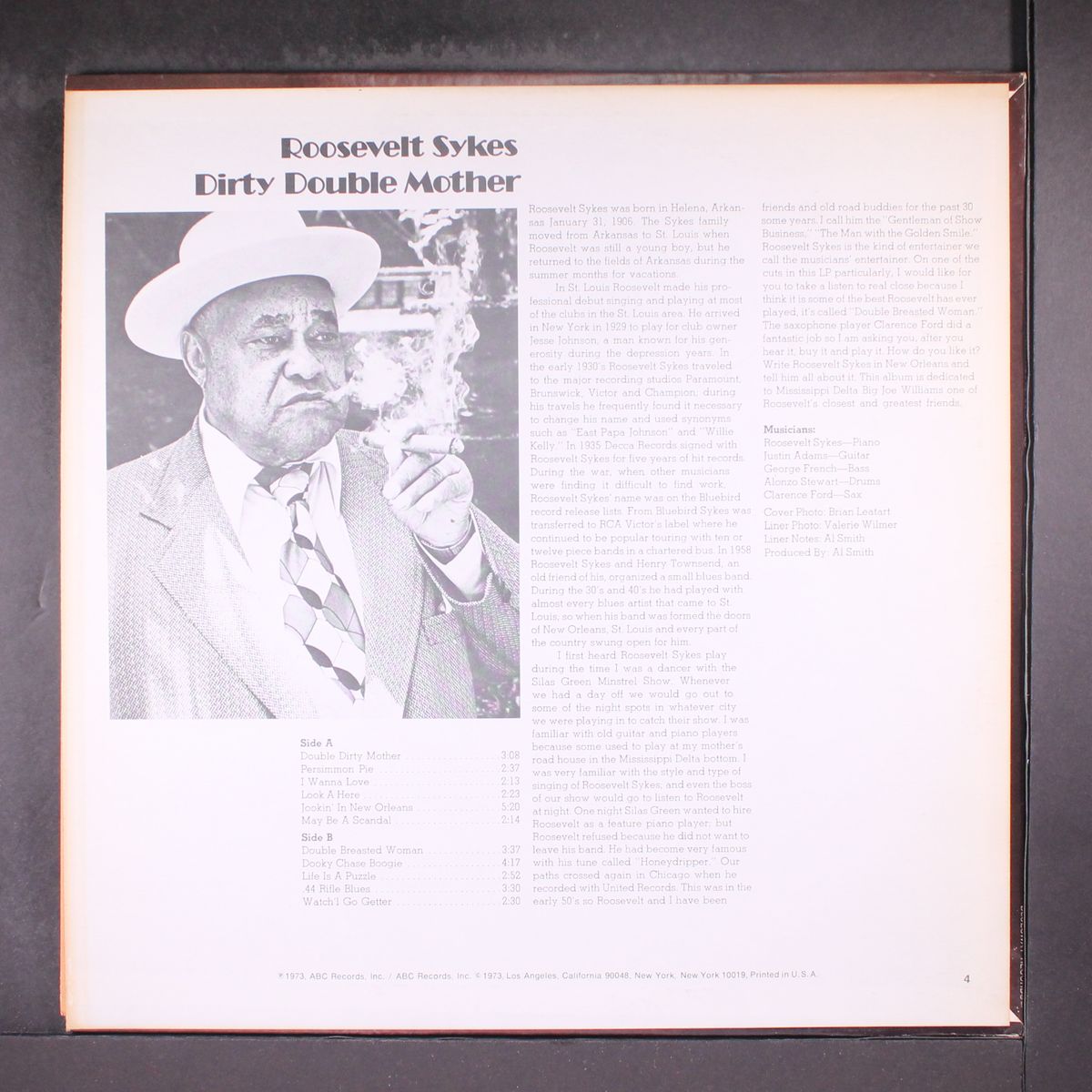 dirty double mother by ROOSEVELT SYKES