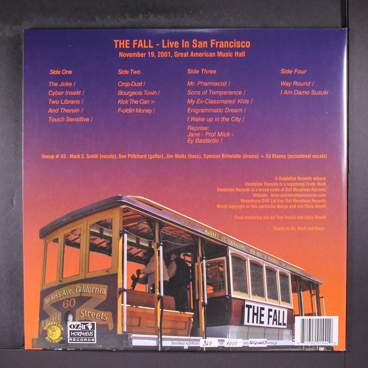 live in san francisaco by FALL