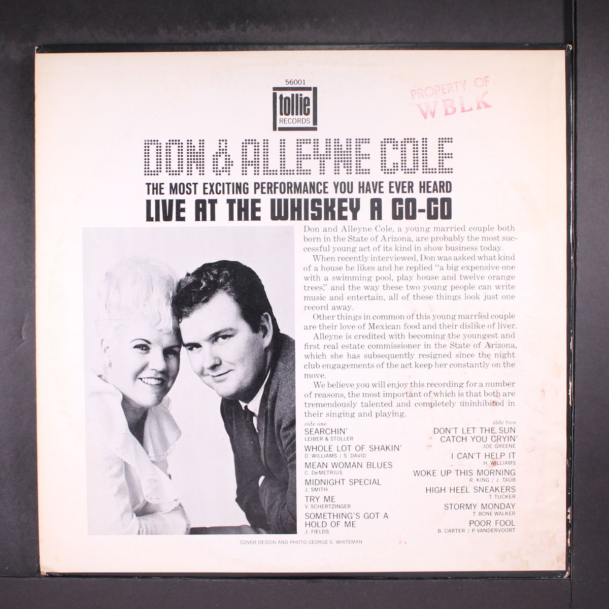 live at the whiskey a go-go by DON & ALLEYNE COLE